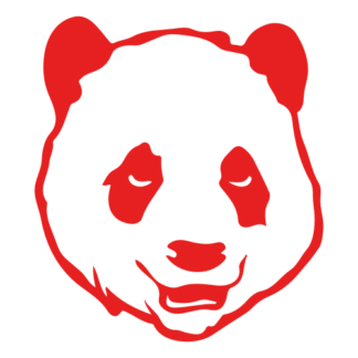Sexy Panda Decal (Red)